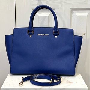 Used 1x🌟Michael Kors Large Selma Tote in Royal Blue💙
